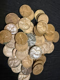 50-Coin Lincoln Wheat Cent Grab Bag – Vintage U.S. Coins