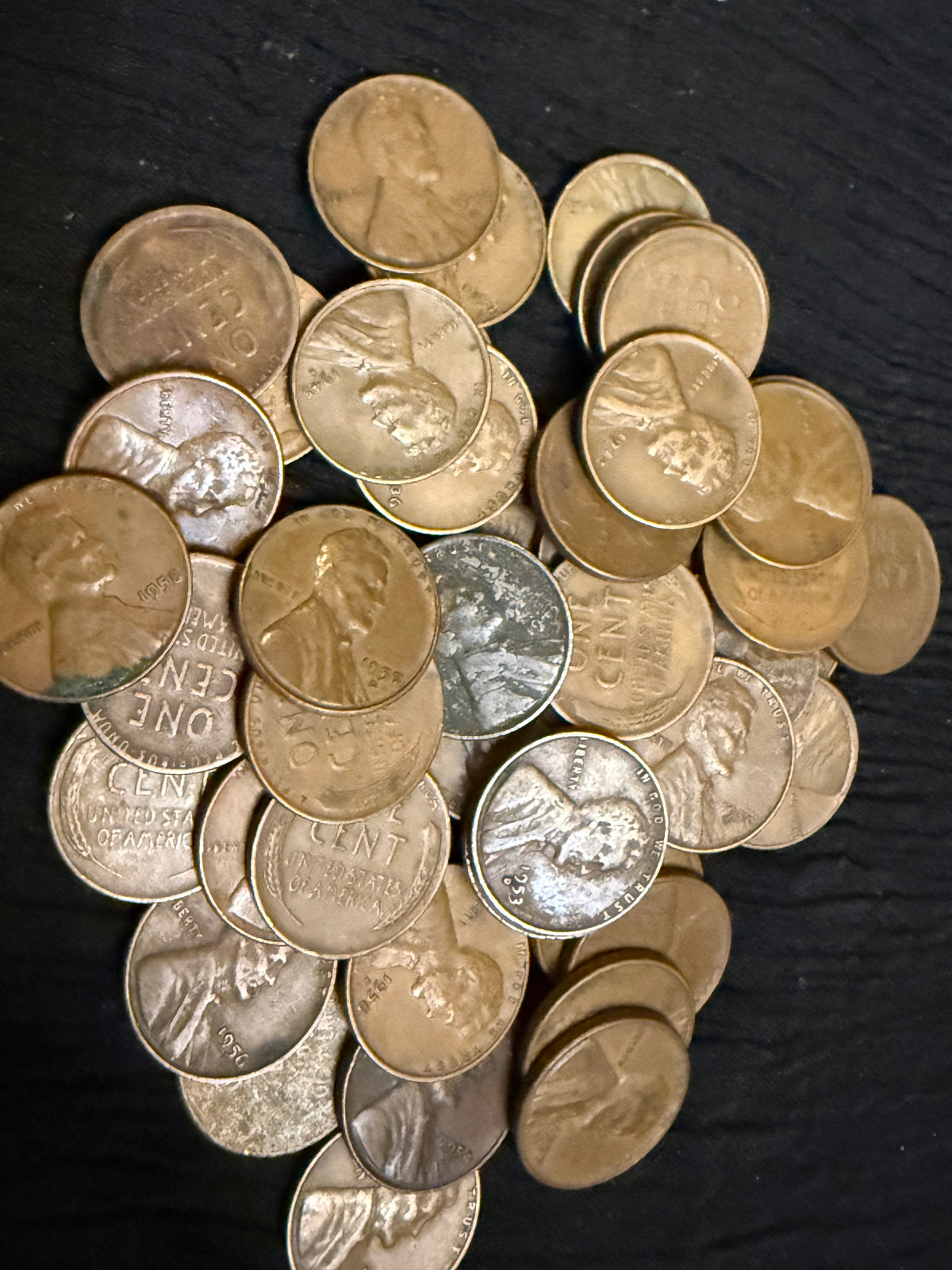 50-Coin Lincoln Wheat Cent Grab Bag – Vintage U.S. Coins