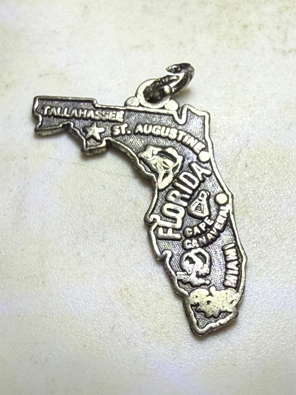 Sterling silver Florida charm
