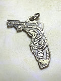 Sterling silver Florida charm