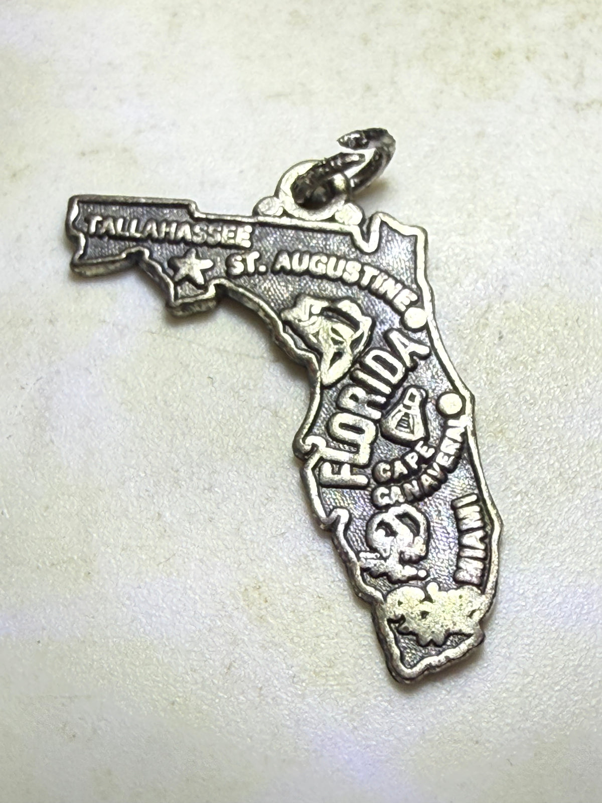 Sterling silver Florida charm