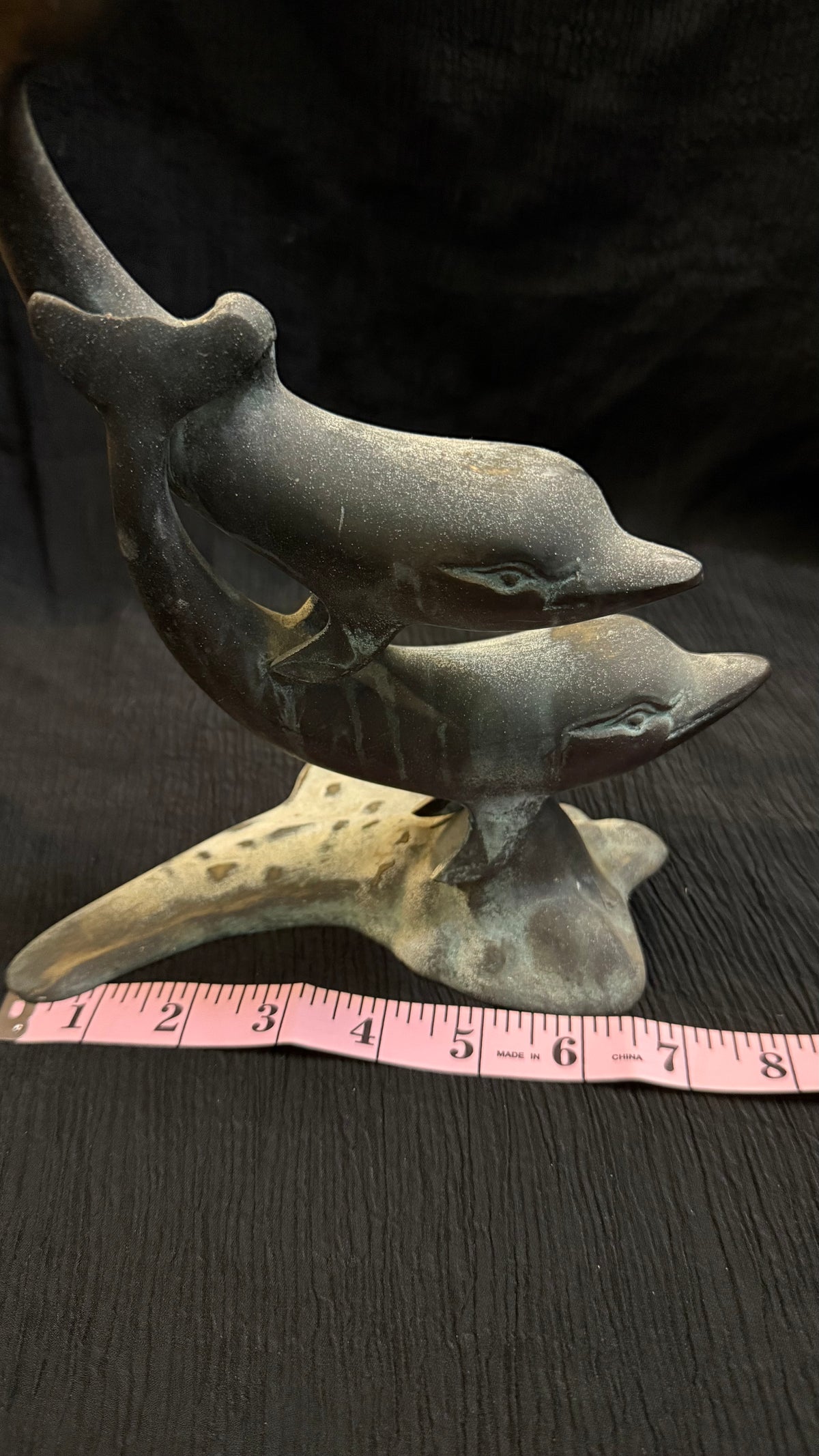 Brass Double Dolphins