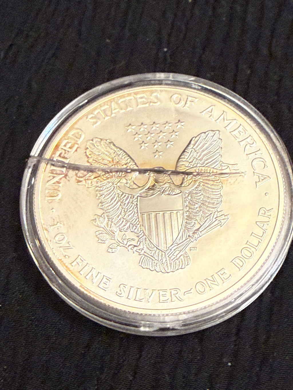 2000 American Silver Eagle – 1 Troy Oz .999 Fine Silver – Uncertified