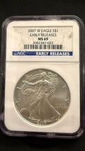 2007-W American Silver Eagle — NGC MS69 Early Releases