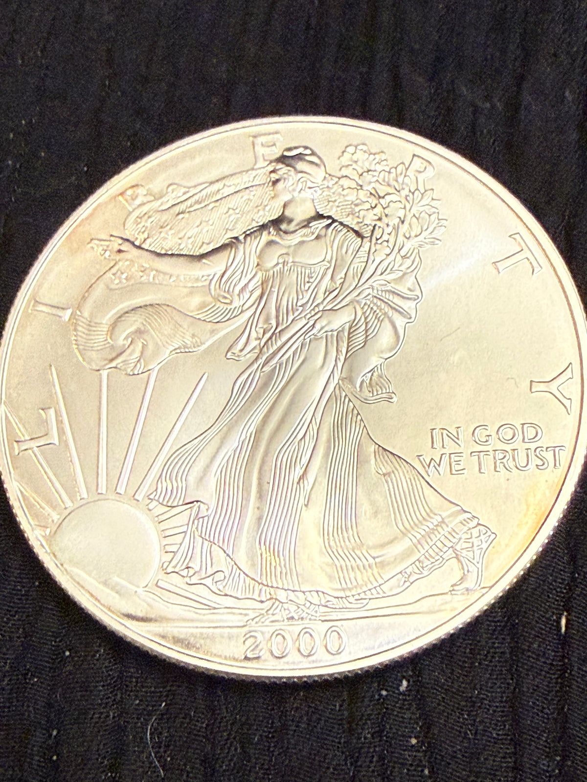 2000 American Silver Eagle – 1 Troy Oz .999 Fine Silver – Uncertified