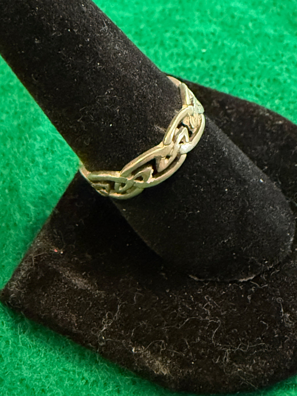 Sterling Silver Celtic Knot Ring sz9