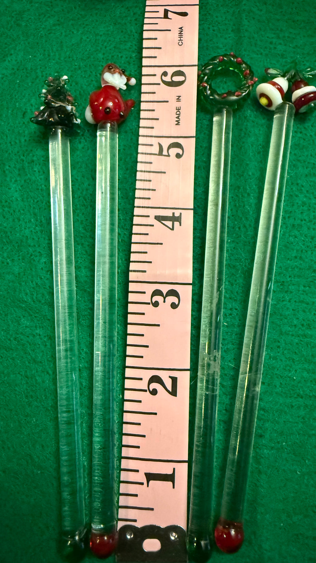 Holiday Swizzle Sticks, 4pc