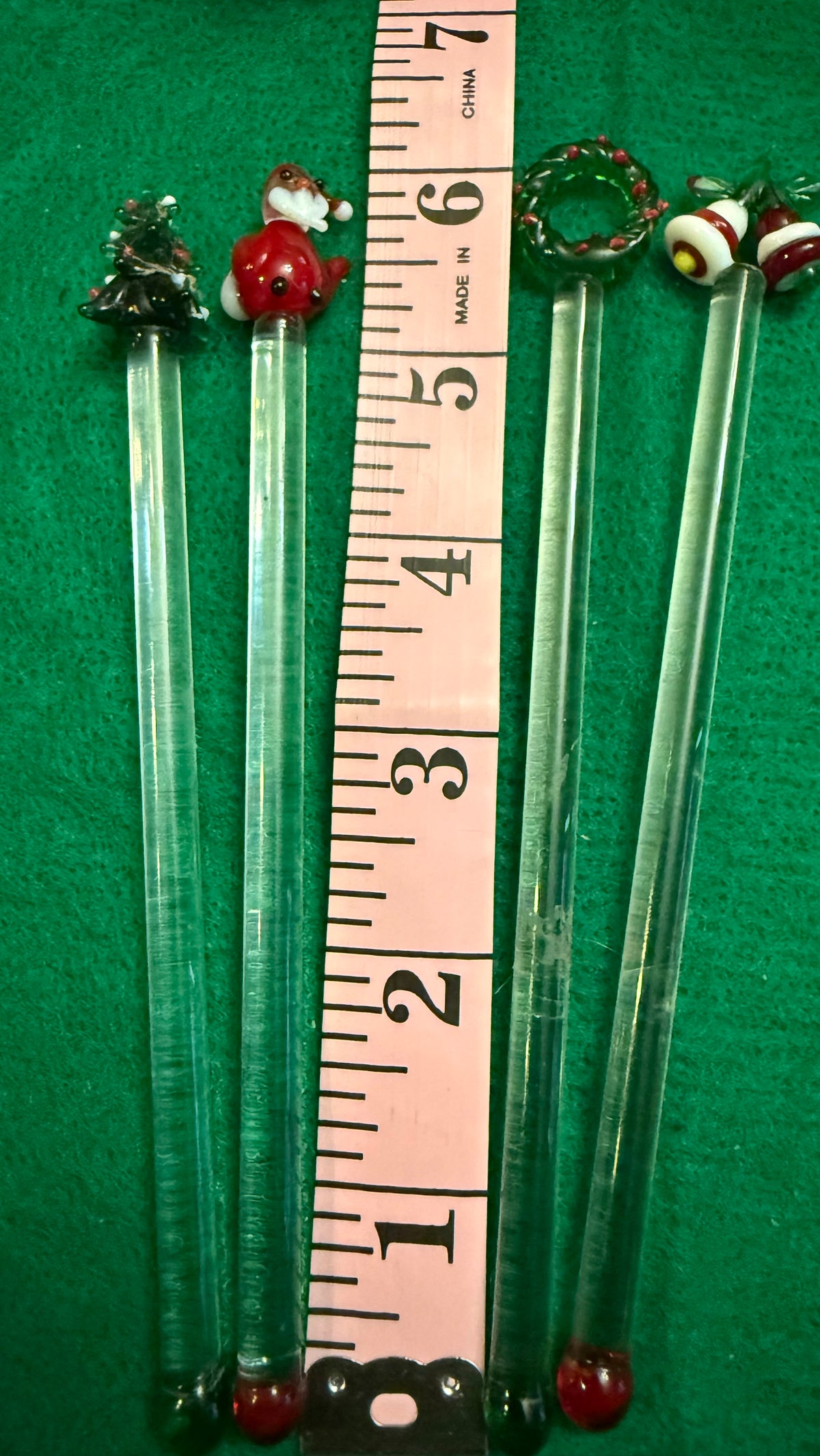 Holiday Swizzle Sticks, 4pc