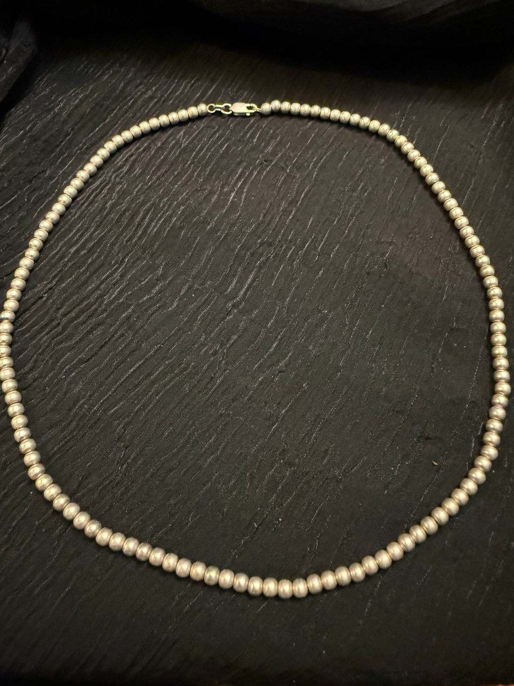 Sterling Beaded Necklace