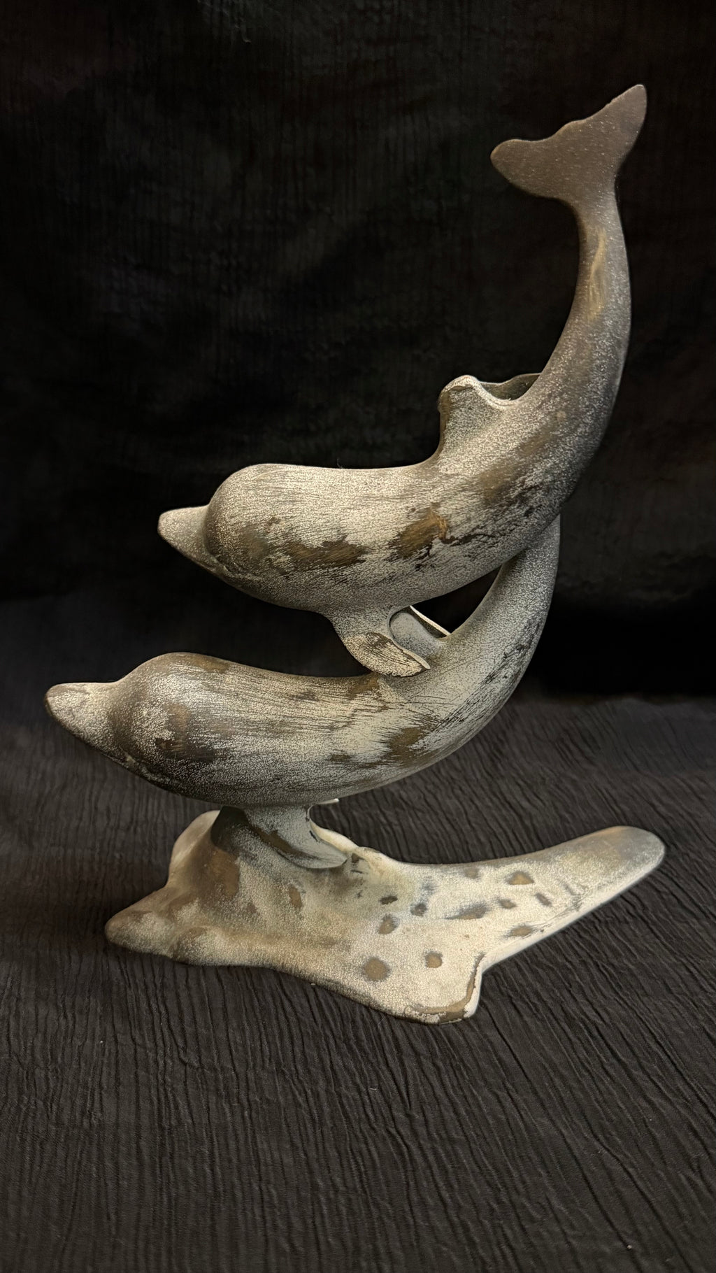 Brass Double Dolphins