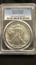 1994 American Silver Eagle – PCGS MS69