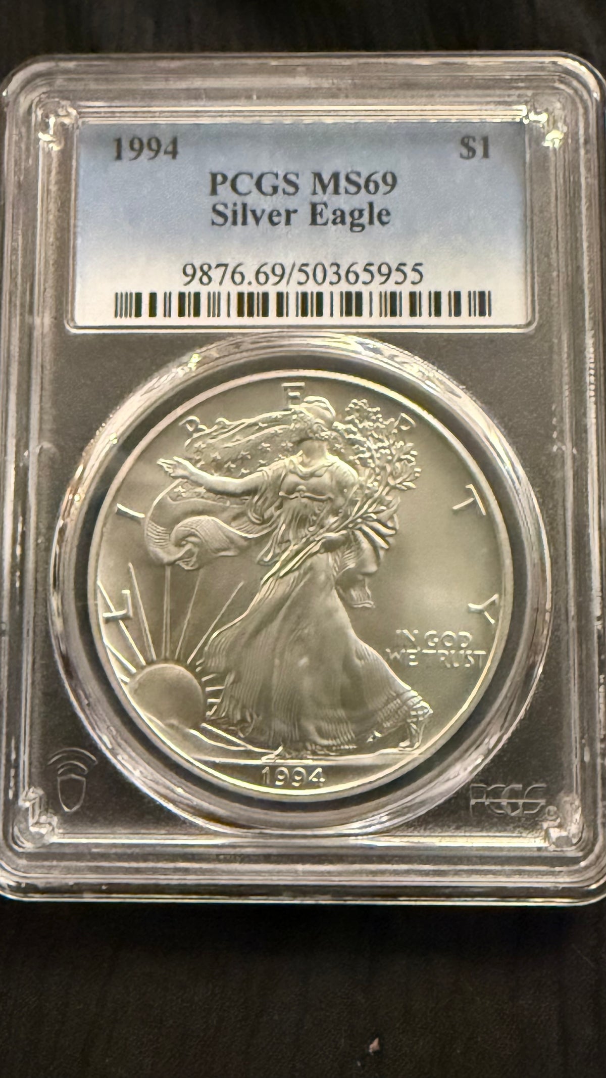 1994 American Silver Eagle – PCGS MS69