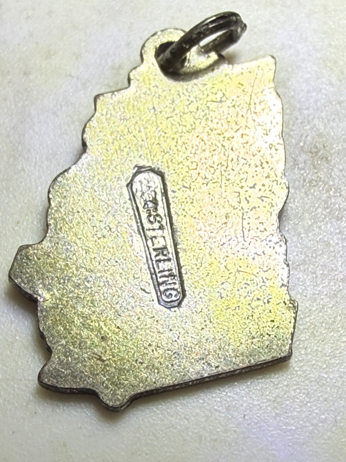 Vintage Sterling Silver Georgia Charm