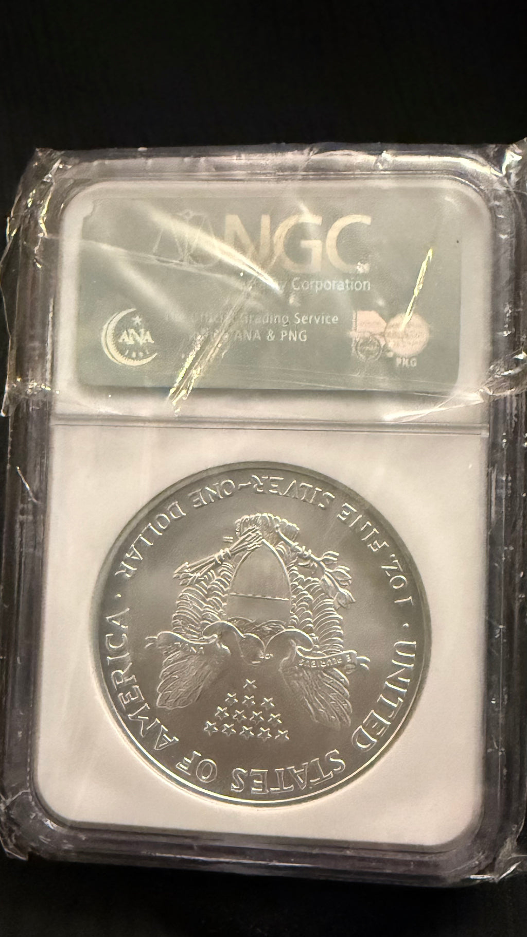 2005 American Silver Eagle $1 – NGC MS69 – 1 oz .999 Fine Silver