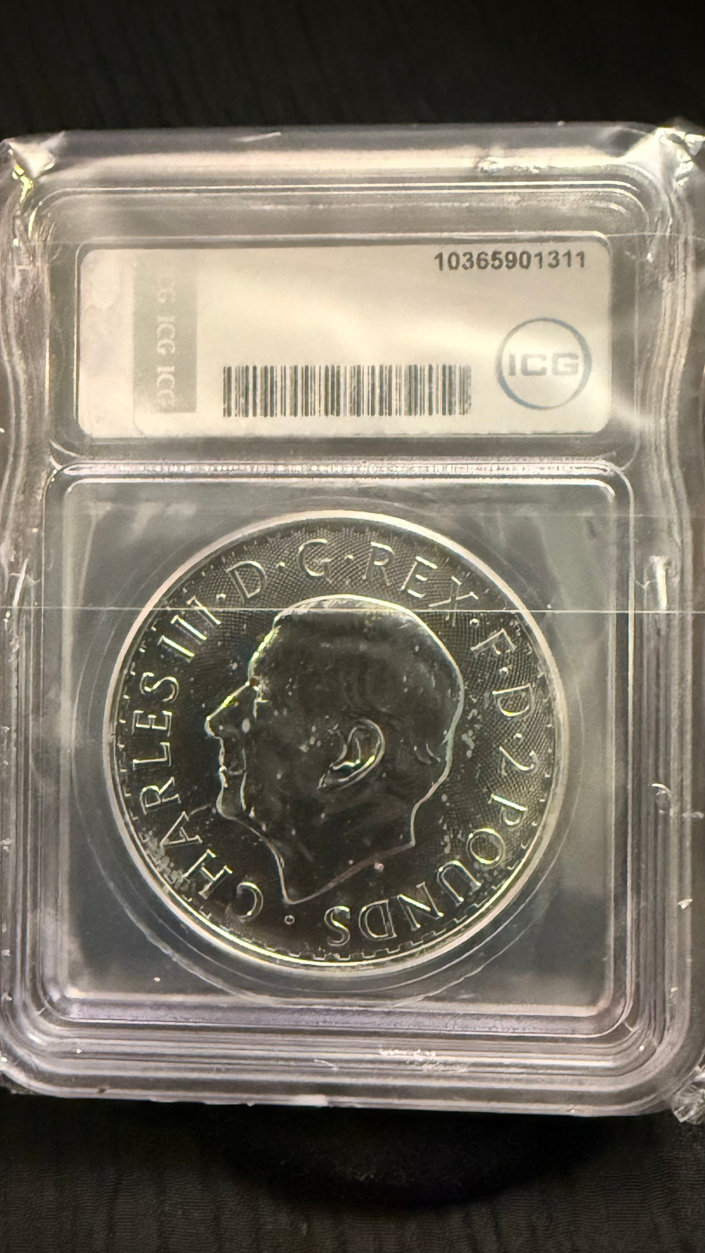 2024 Great Britain £2 Silver Britannia — ICG MS69