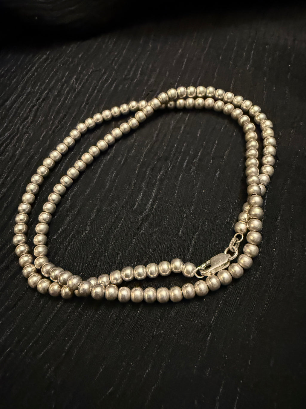 Sterling Beaded Necklace