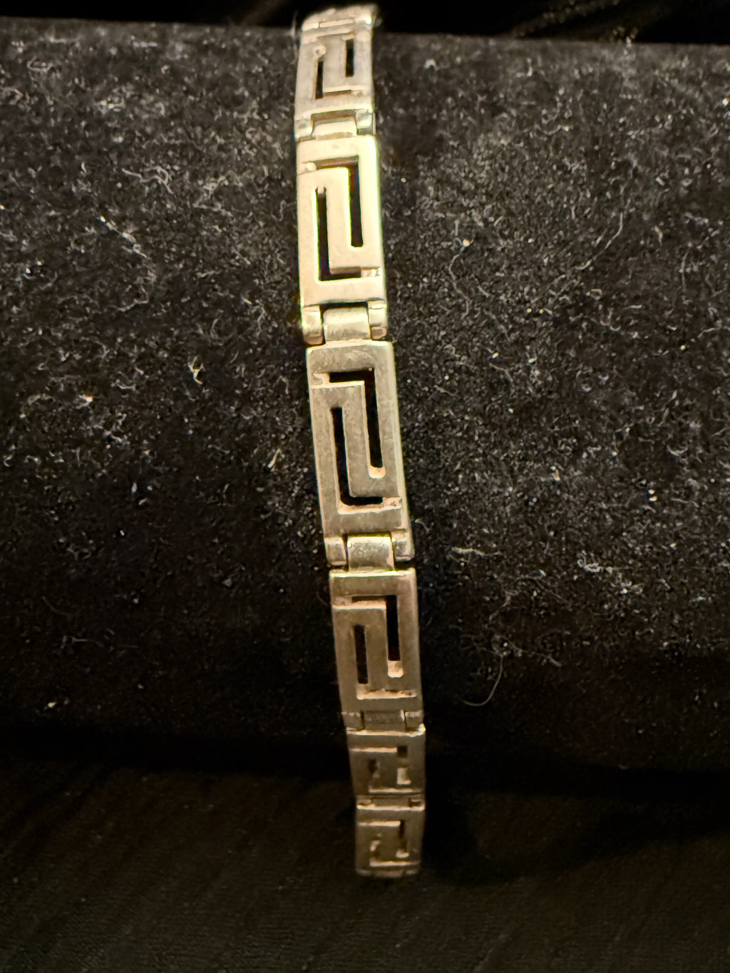 Sterling Greek Key Bracelet