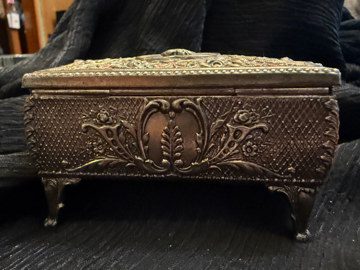 Vintage Ornate Trinket Box