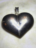 Vintage Sterling Silver “Puffy Heart” Pendant