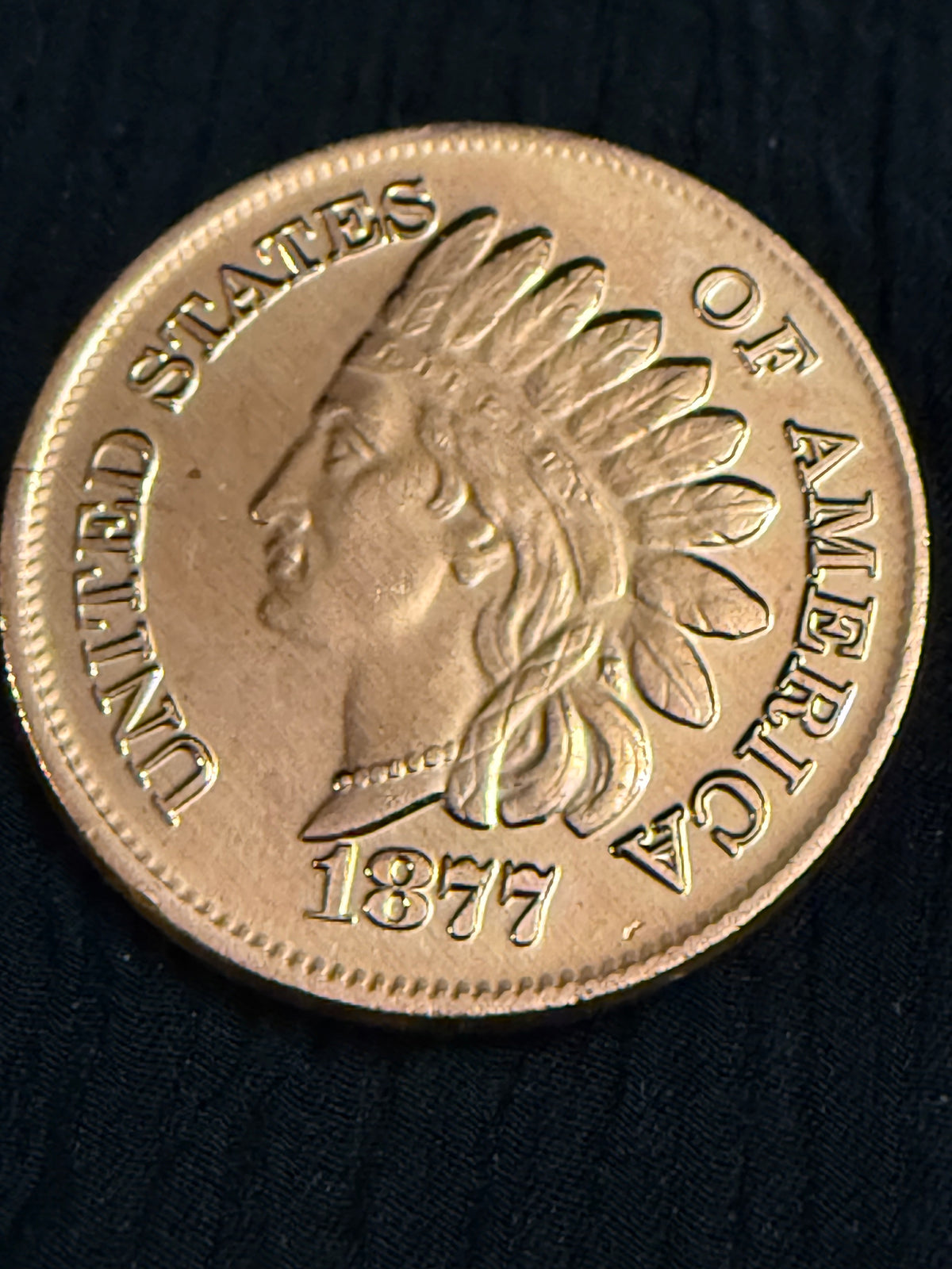 1877 Indian Head Cent – One AVDP Ounce .999 Copper Round