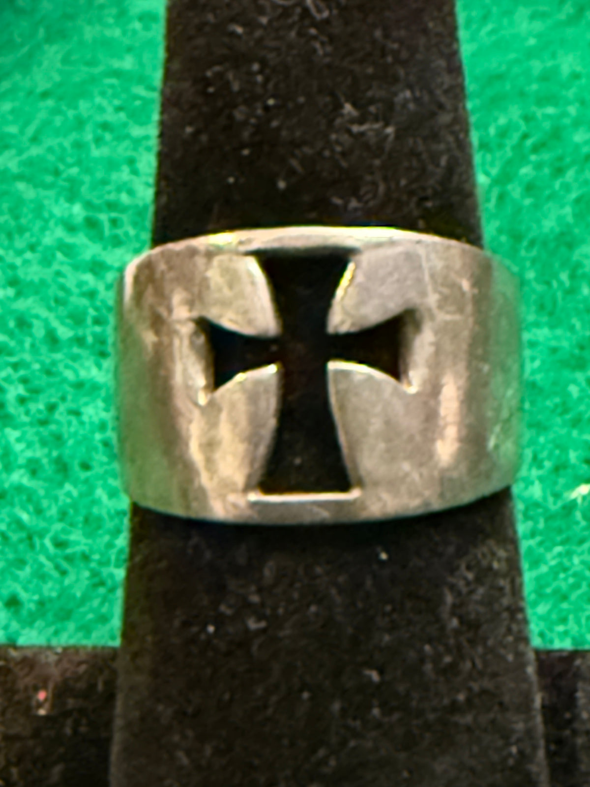 Sterling Silver Cross Ring size 6.5
