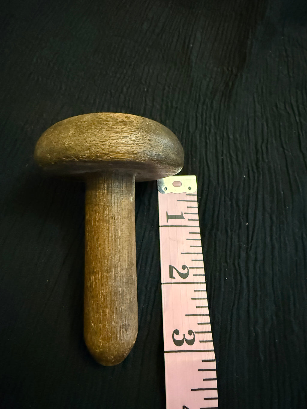 Vintage Wooden Darning Mushroom / Sock Darner