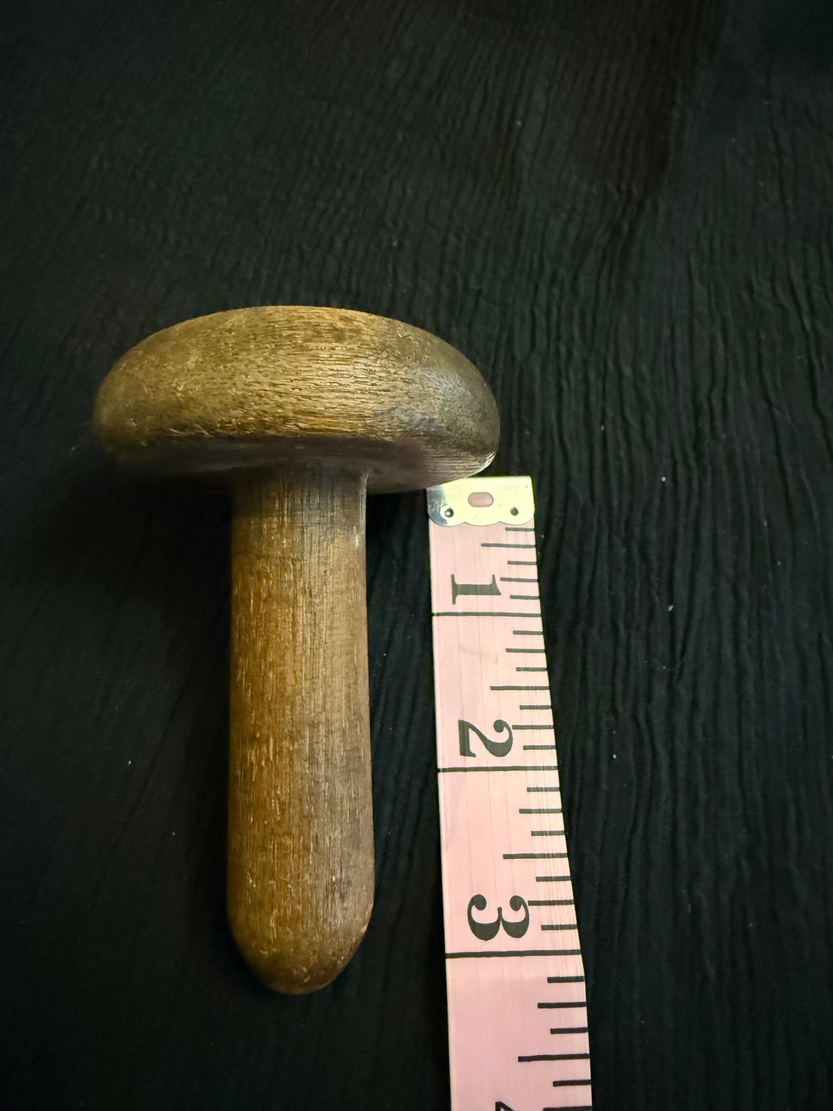 Vintage Wooden Darning Mushroom / Sock Darner
