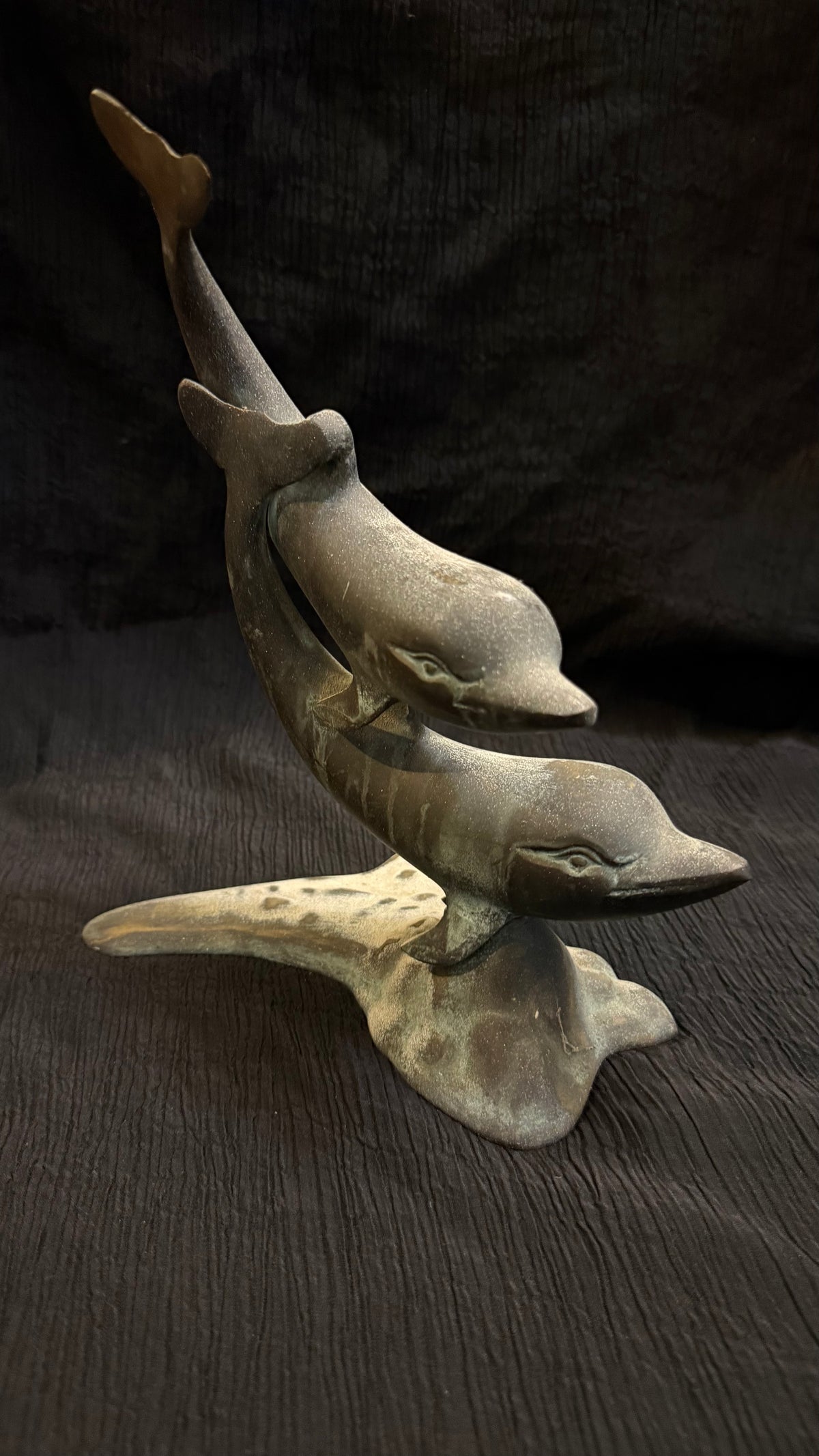 Brass Double Dolphins