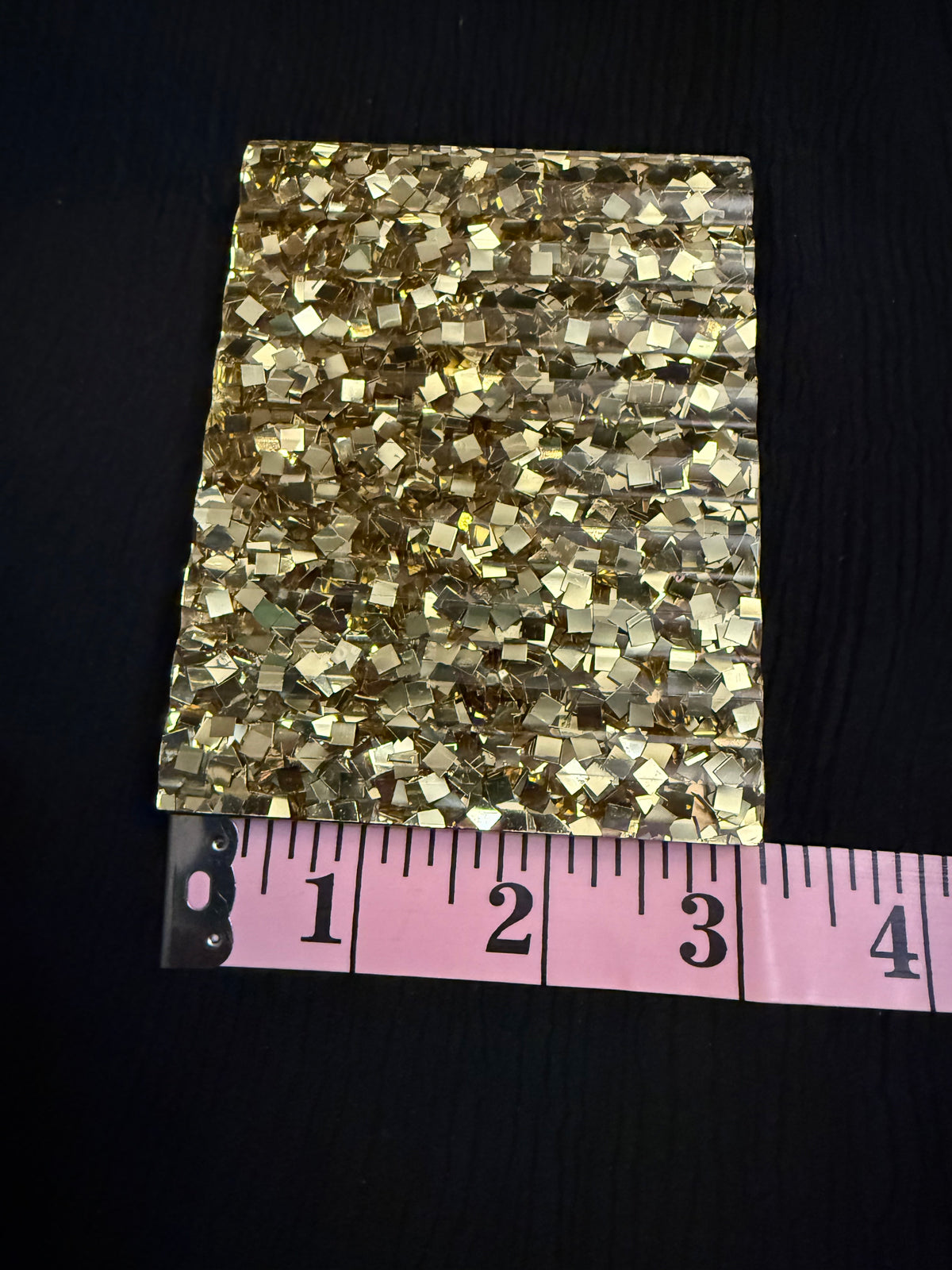 Vintage MCM Gold-Tone Confetti Lucite Cigarette Case