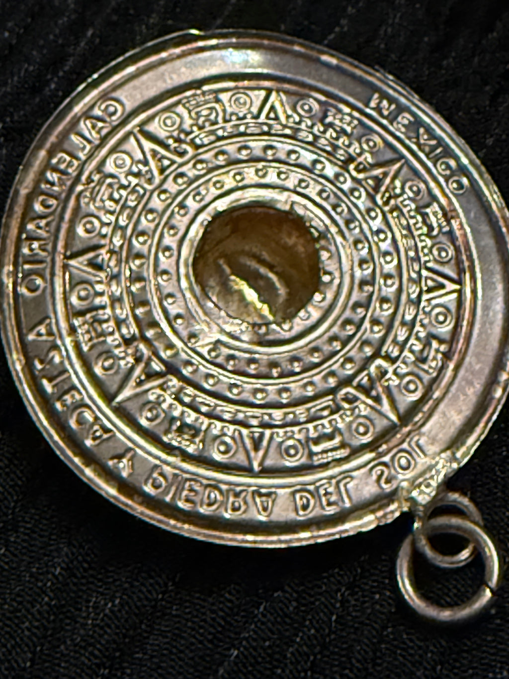 Mexican Aztek Sun Pendant