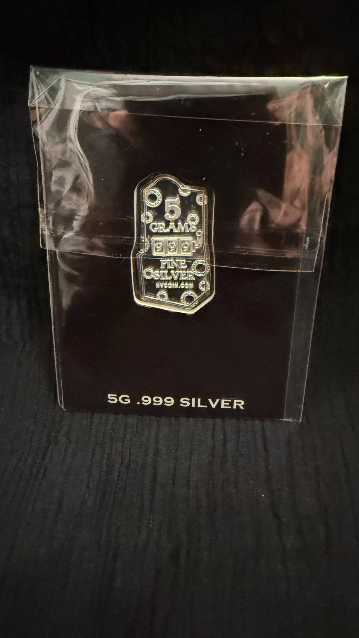 Fabulous Las Vegas 5 Gram .999 Fine Silver Slot Machine Bar – Sealed