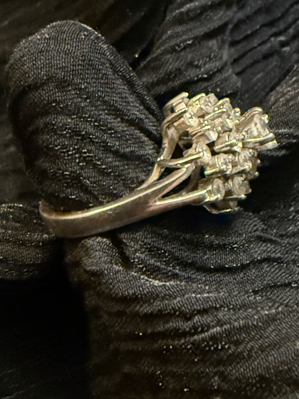 Sterling Silver Cocktail Ring size 6