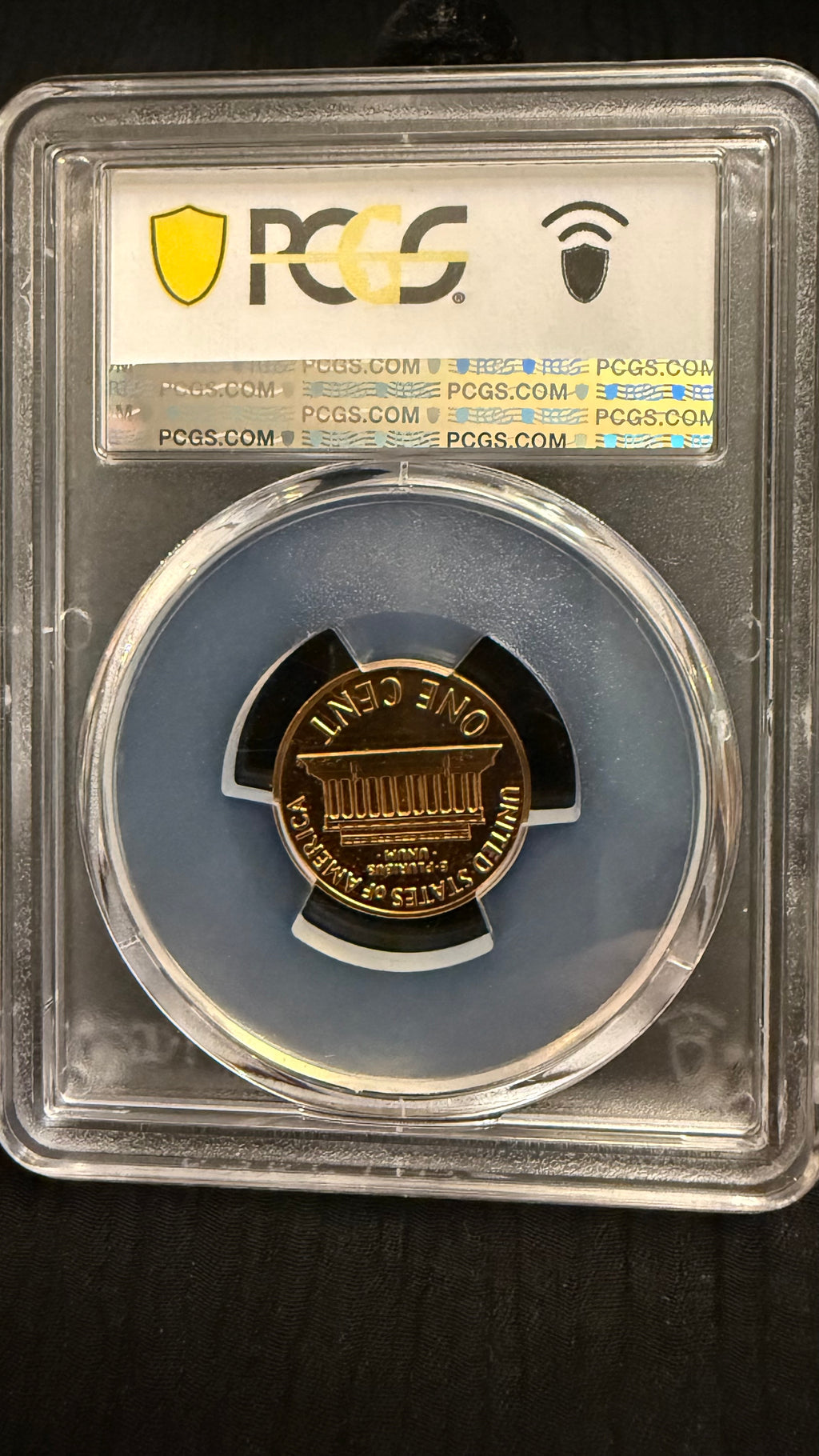 1972-S Lincoln Memorial Cent – PCGS PR68RD CAM – Proof Cameo