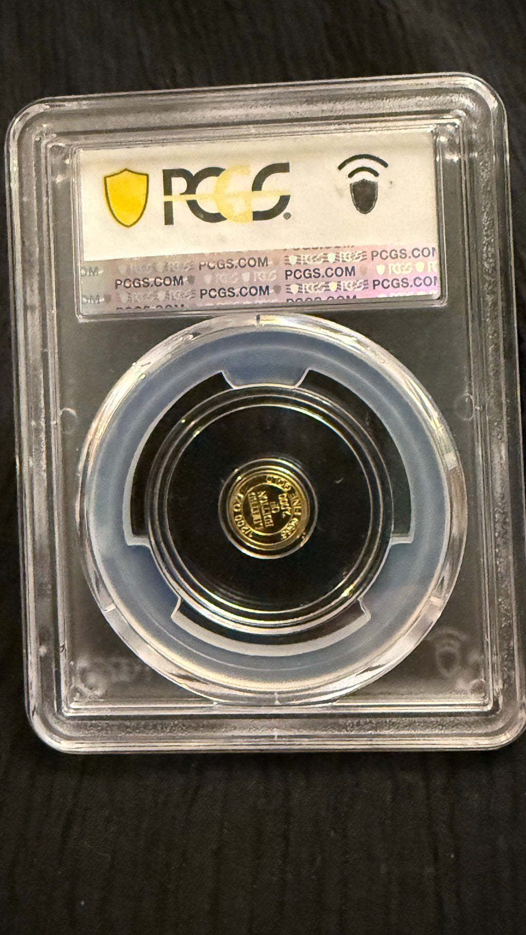 PCGS MS69 1/200 oz Gold Moon Landing Round – .9999 Fine Gold