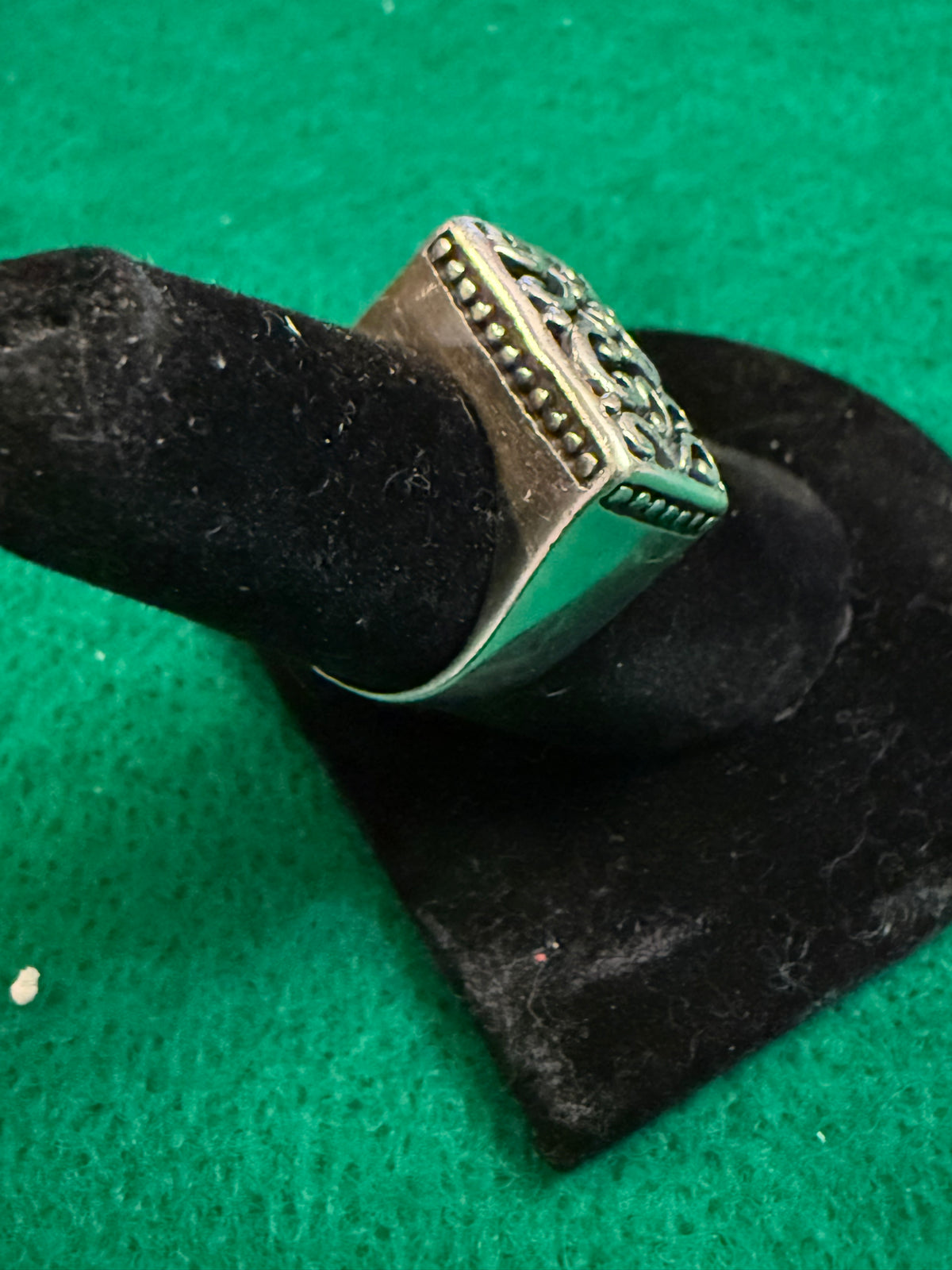 Sterling Silver Scroll Ring size 6