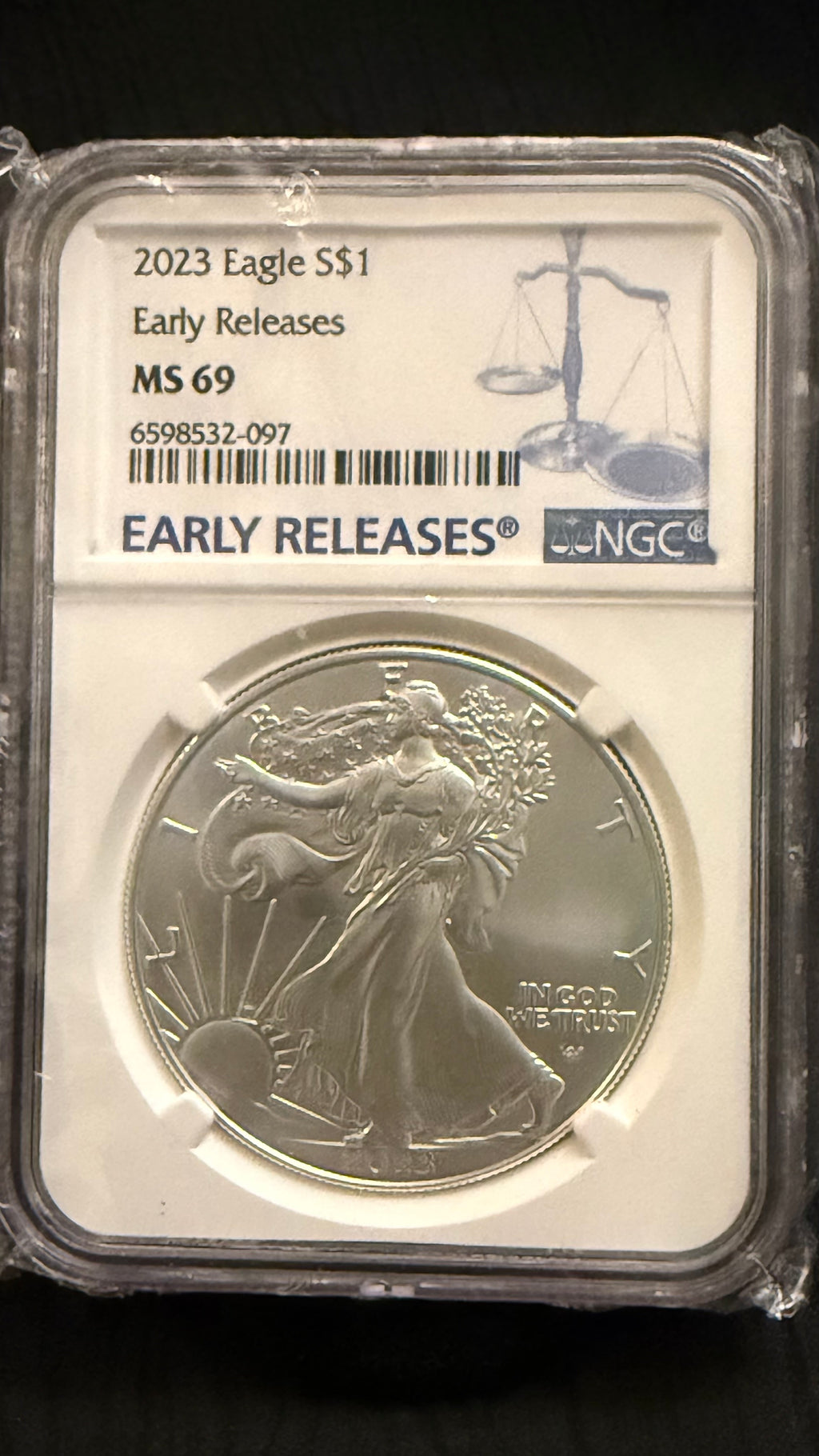 2023 American Silver Eagle – NGC MS69 Early Release