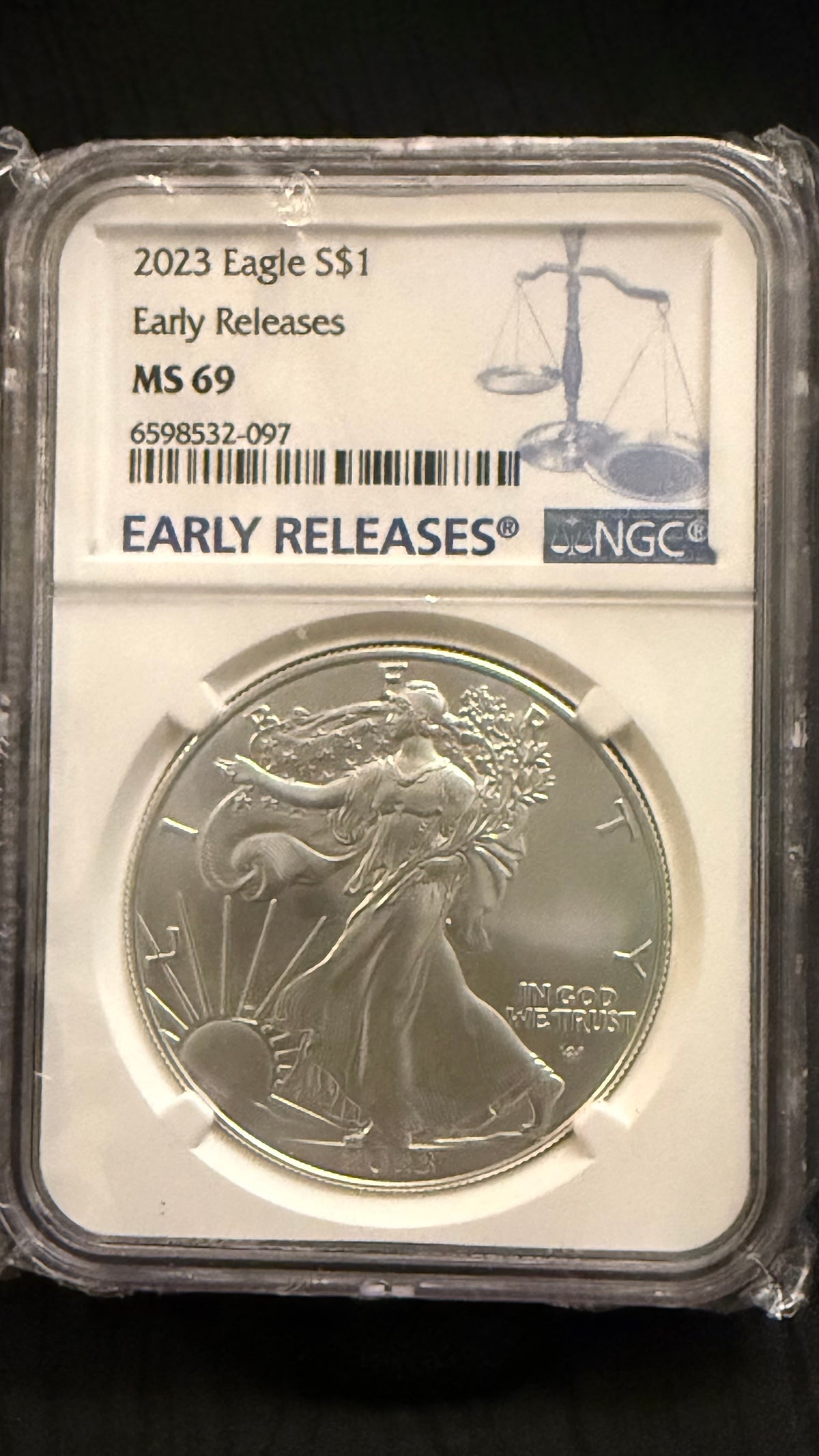 2023 American Silver Eagle – NGC MS69 Early Release