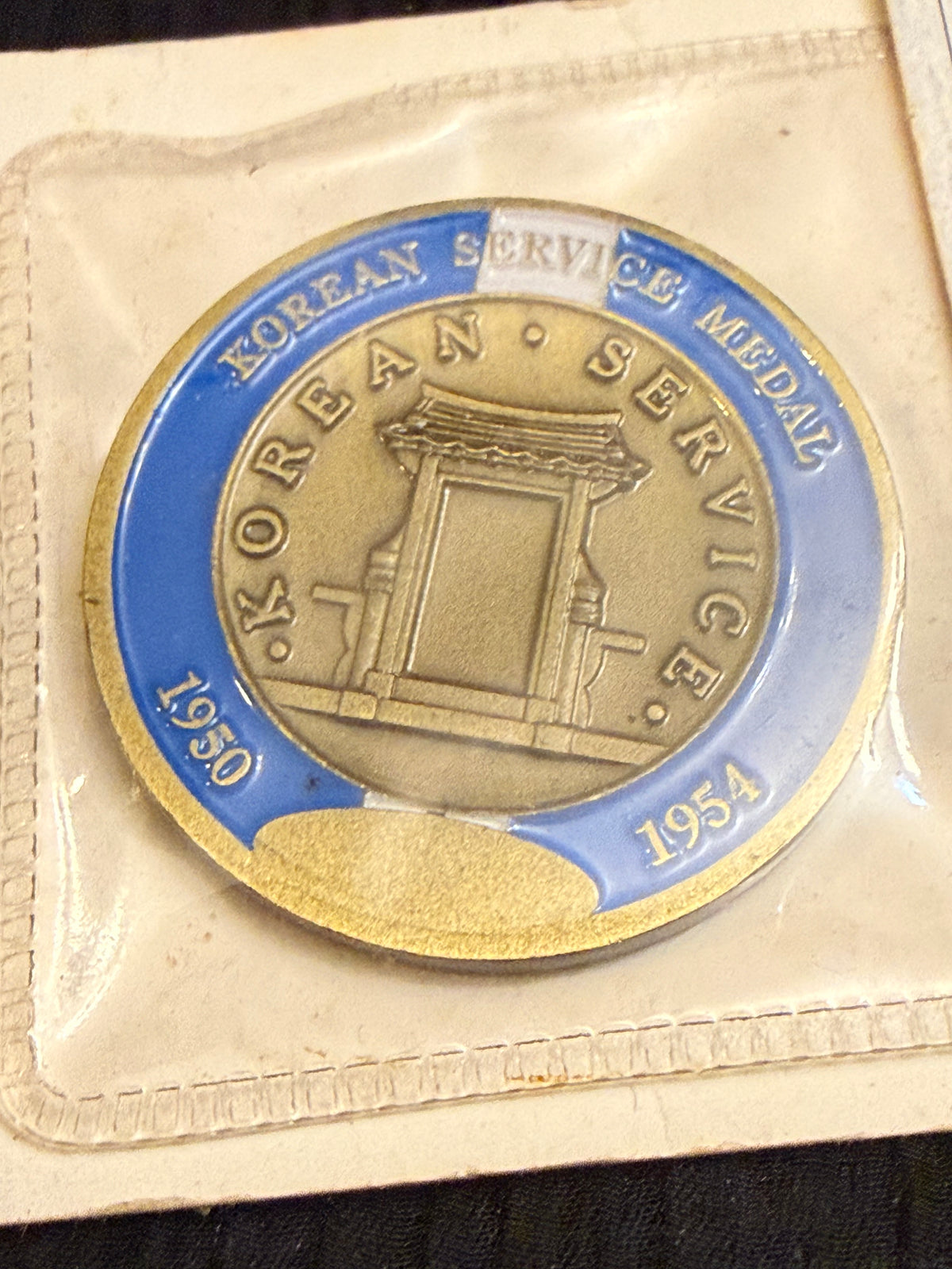 Korean Service Medal 1950–1954 Challenge Coin – Challenge Coin Company – Military Collectible