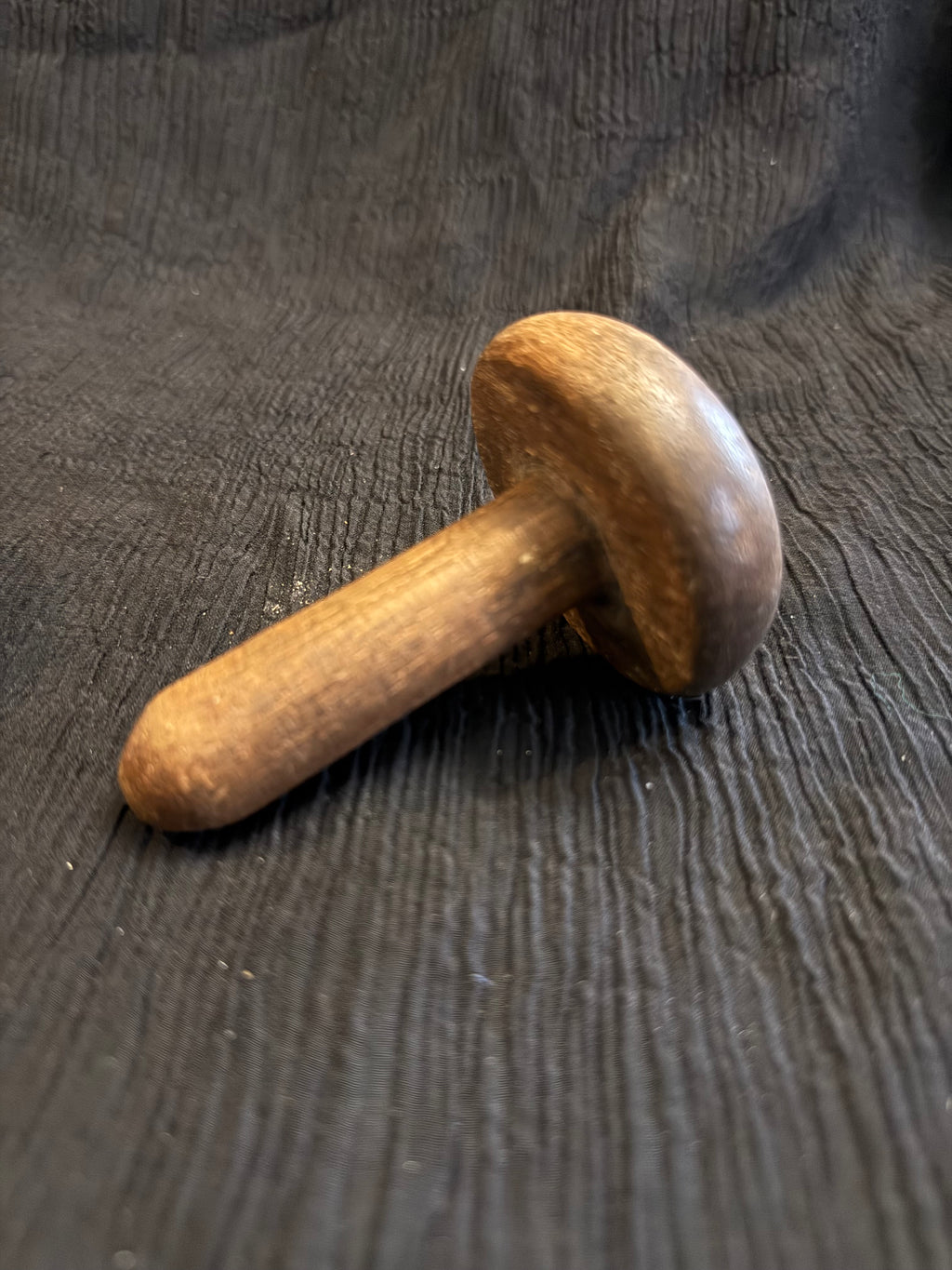 Vintage Wooden Darning Mushroom / Sock Darner