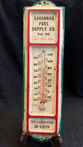 Vintage Savannah Fuel Supply Co. Advertising Thermometer – Savannah, Georgia
