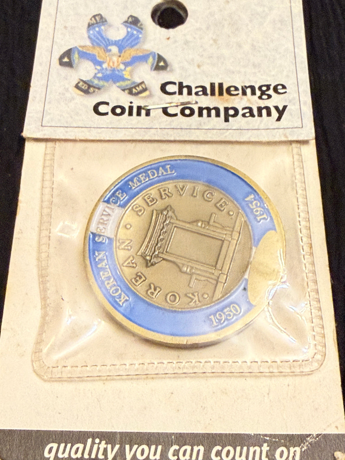 Korean Service Medal 1950–1954 Challenge Coin – Challenge Coin Company – Military Collectible