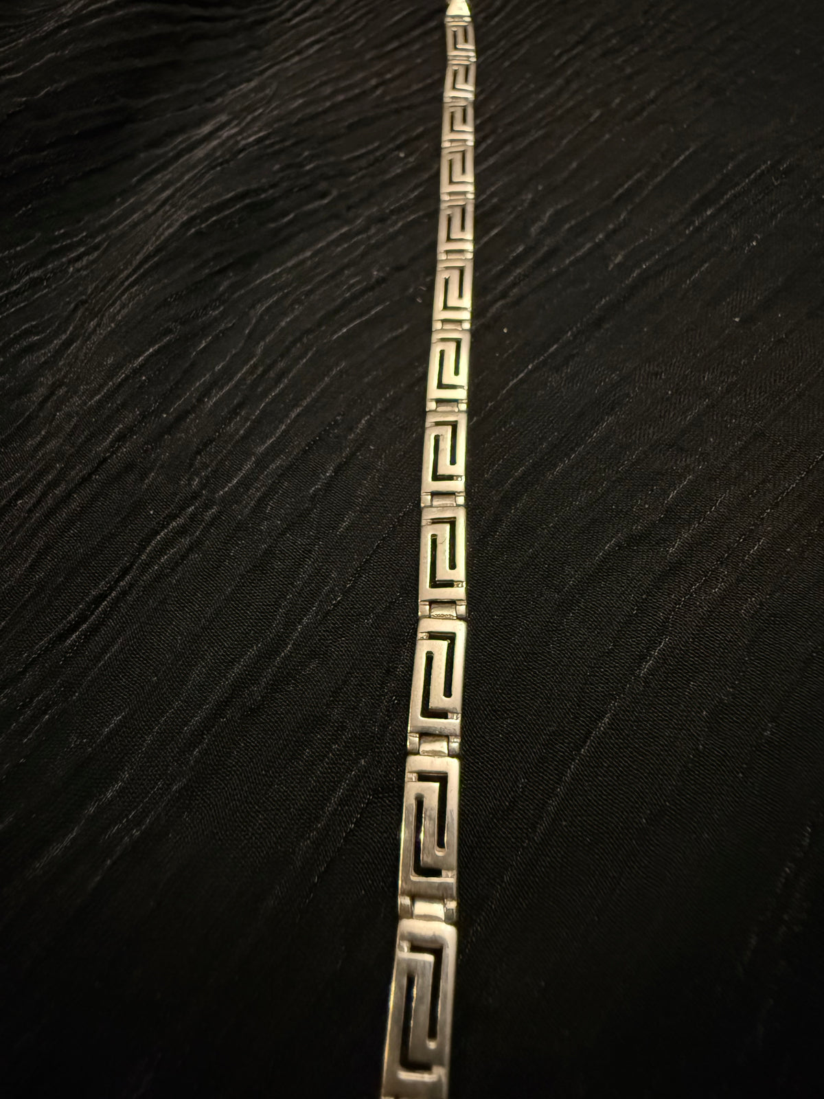 Sterling Greek Key Bracelet