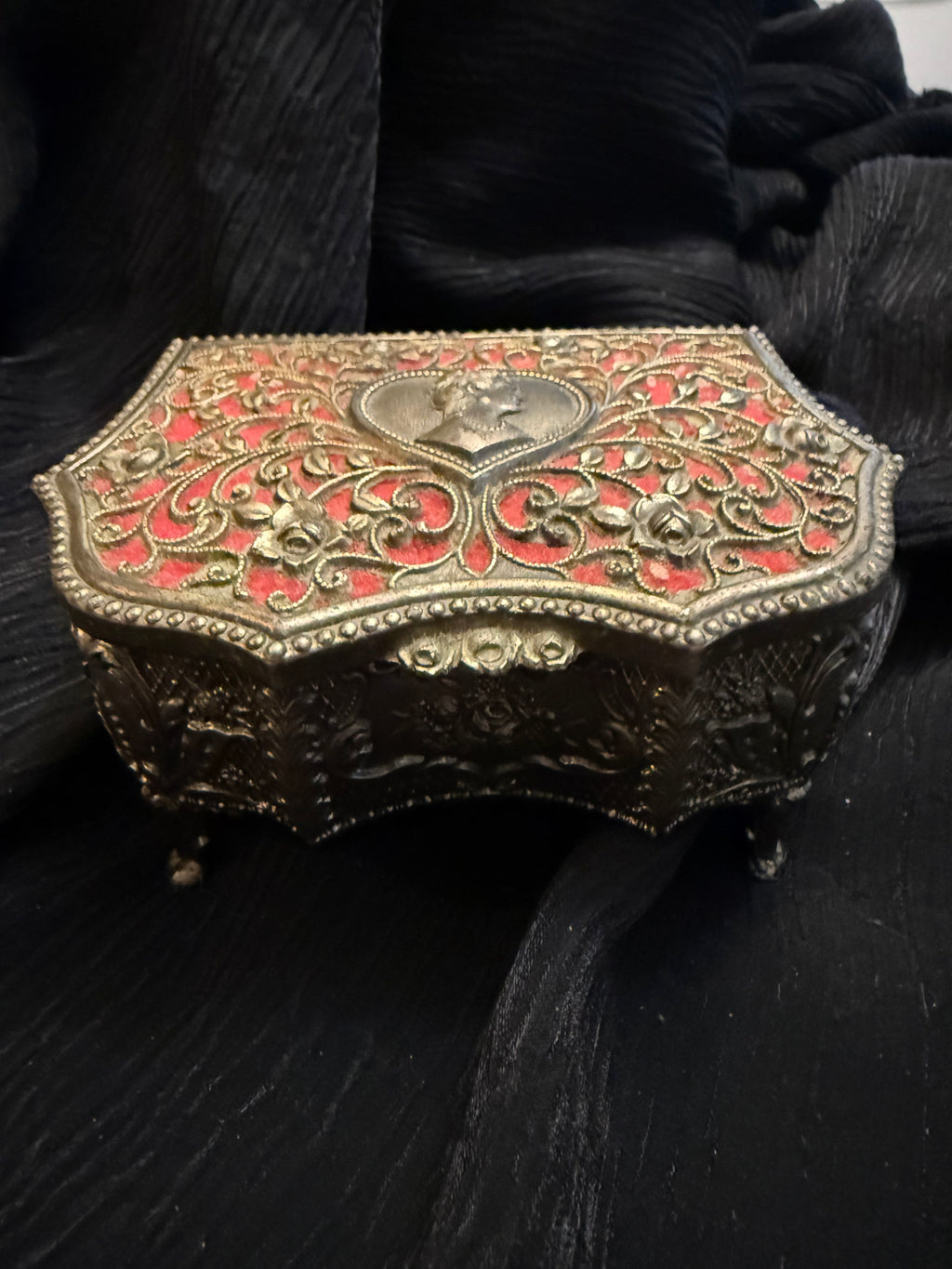 Vintage Ornate Trinket Box