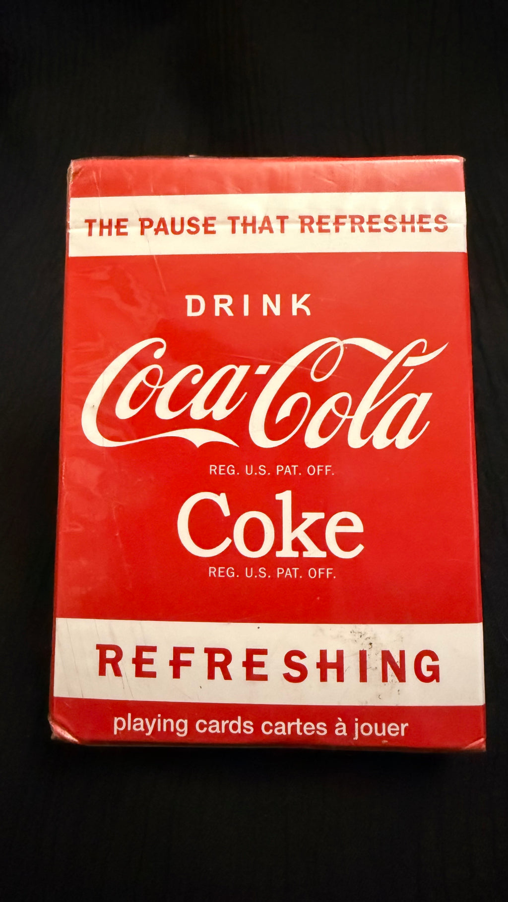 Coca-Cola “The Pause That Refreshes” Bicycle Playing Cards — 2019