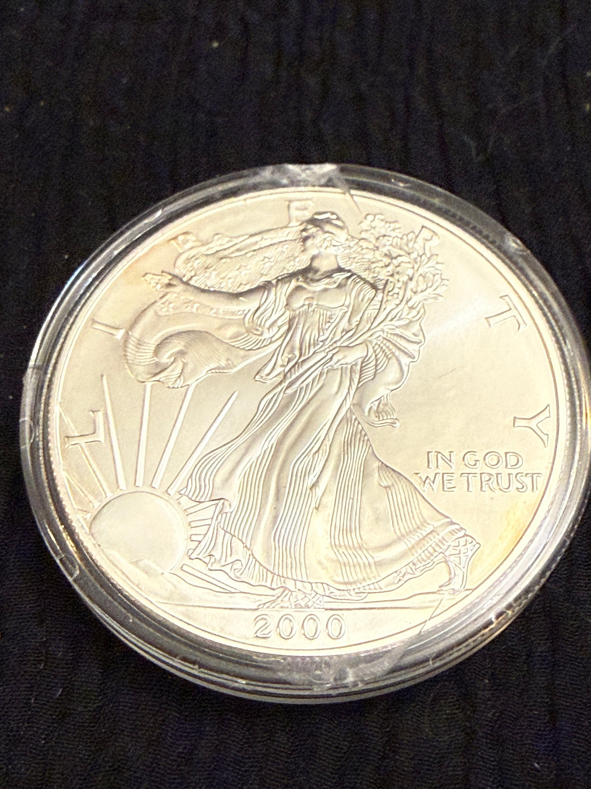 2000 American Silver Eagle – 1 Troy Oz .999 Fine Silver – Uncertified