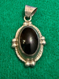 Sterling Silver Onyx Pendant