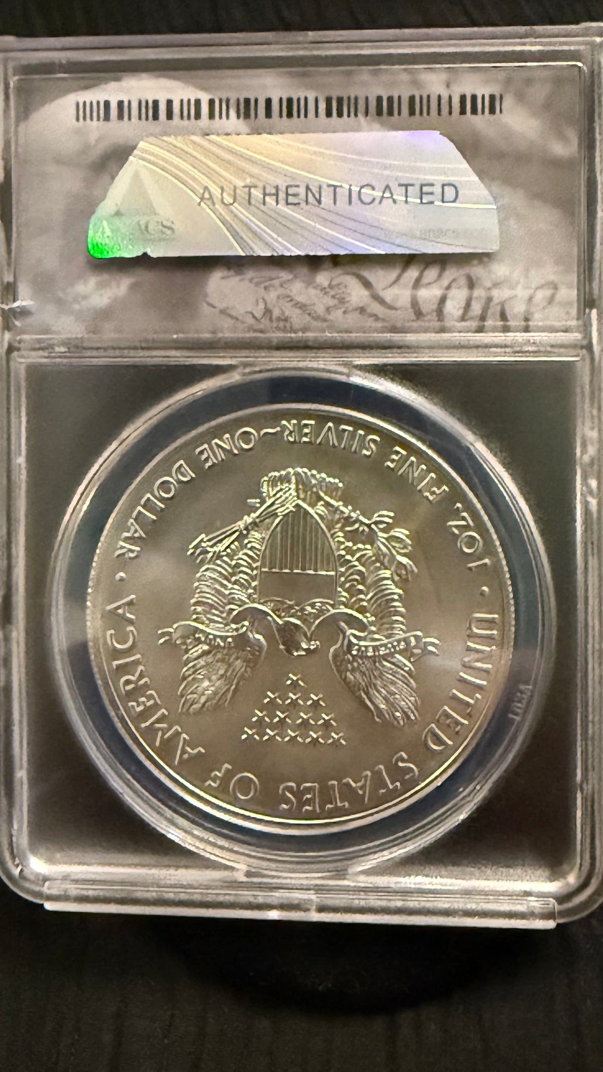 2019 American Silver Eagle – ANACS MS70 First Strike –