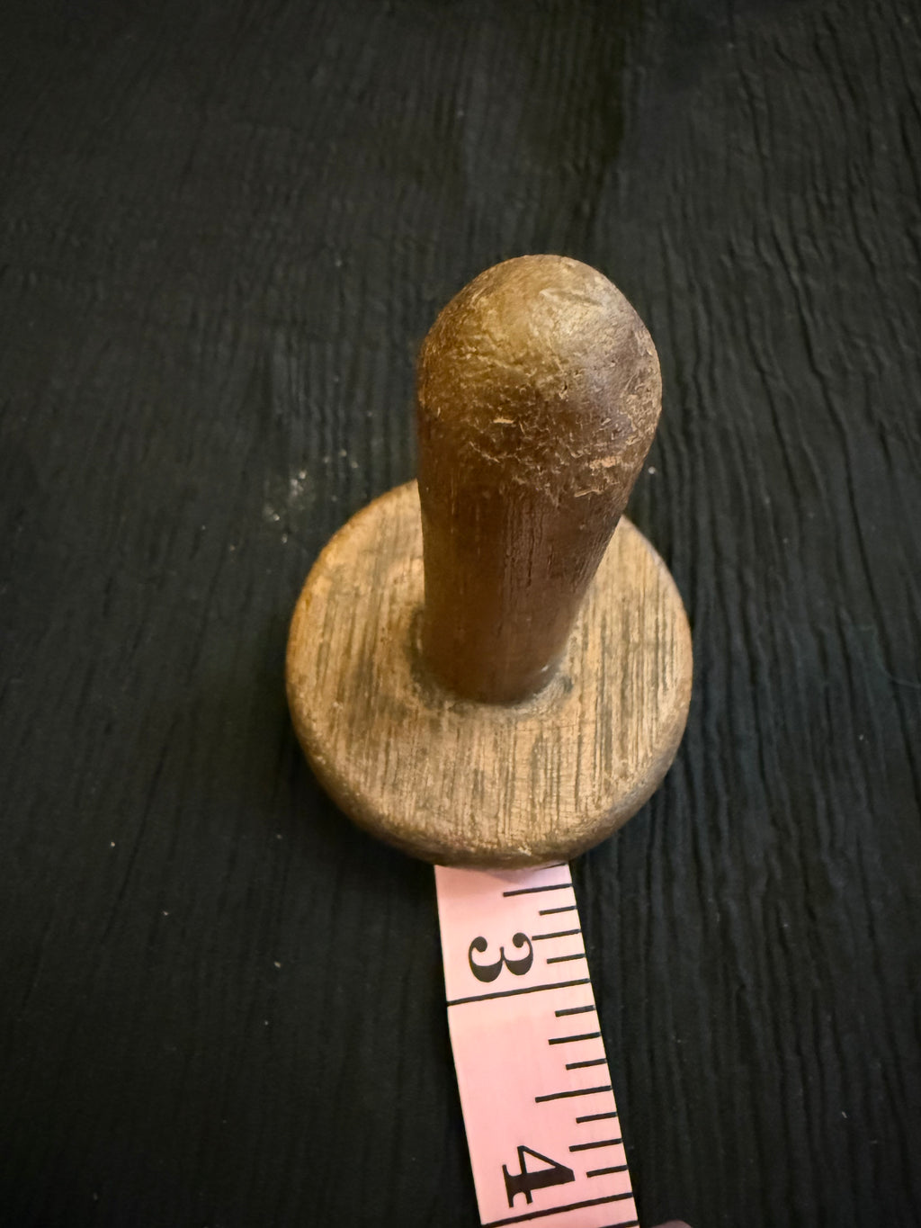 Vintage Wooden Darning Mushroom / Sock Darner