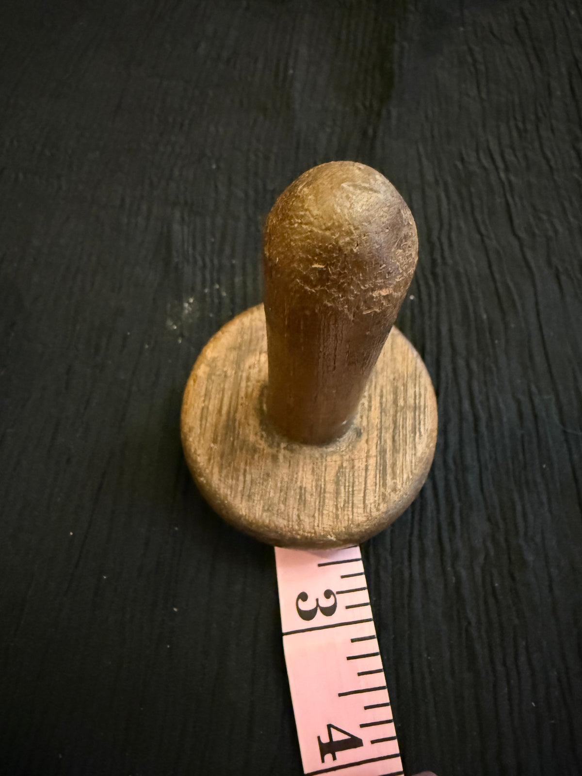 Vintage Wooden Darning Mushroom / Sock Darner