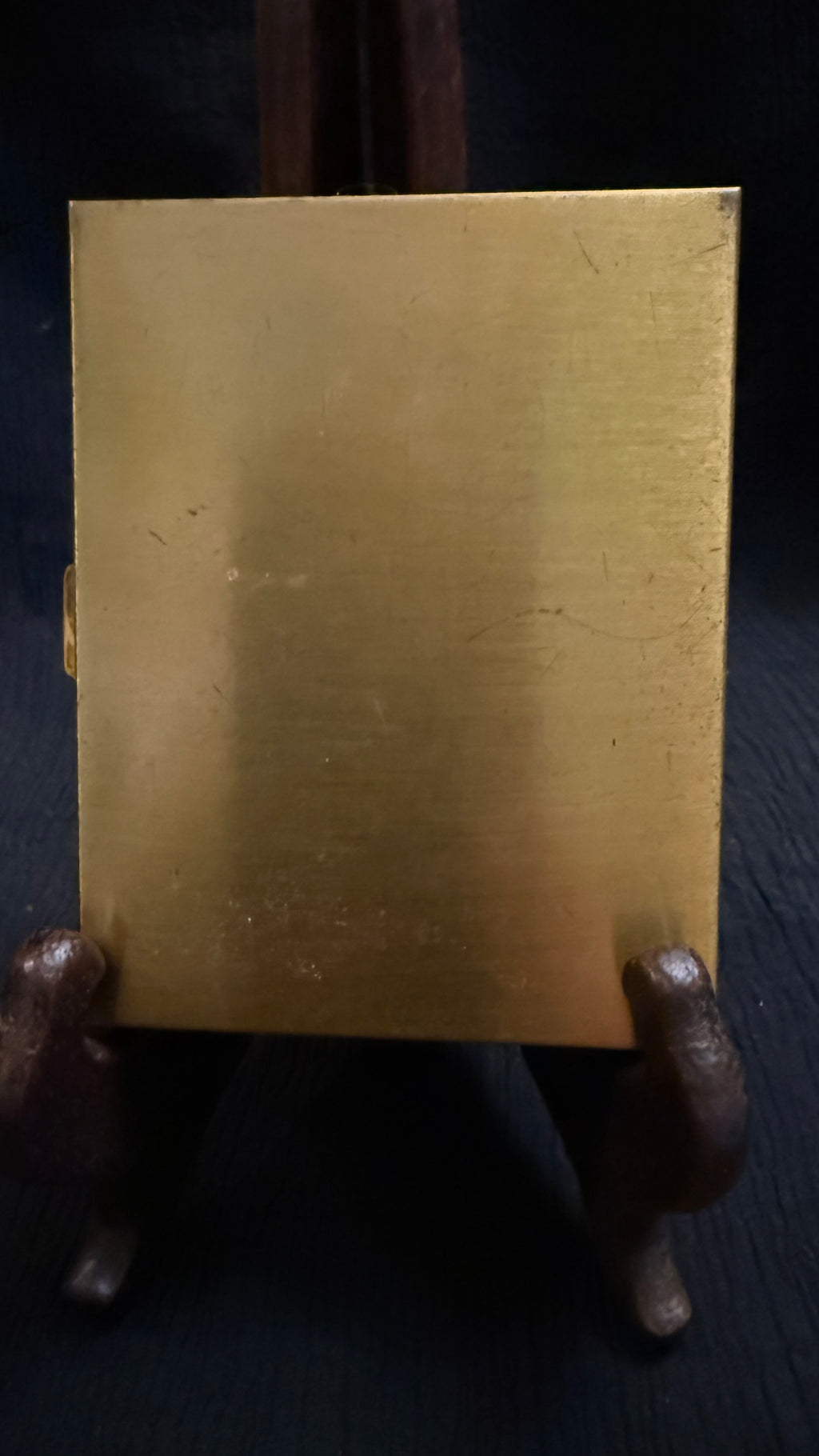 Vintage MCM Gold-Tone Confetti Lucite Cigarette Case